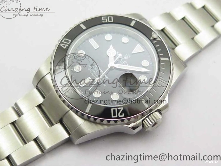 0102 Upgraded Submariner 41mm 126610 LN BP Maker Black Dial on SS Bracelet A 2592